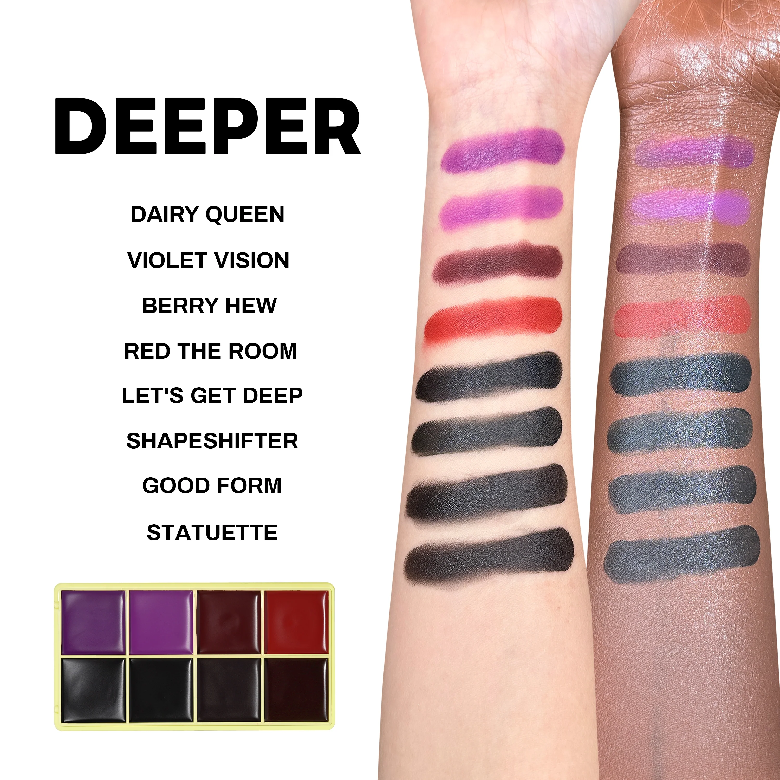 Curve Case Matte - Matte Cream Blusher & Bronzer Palette - Image 10