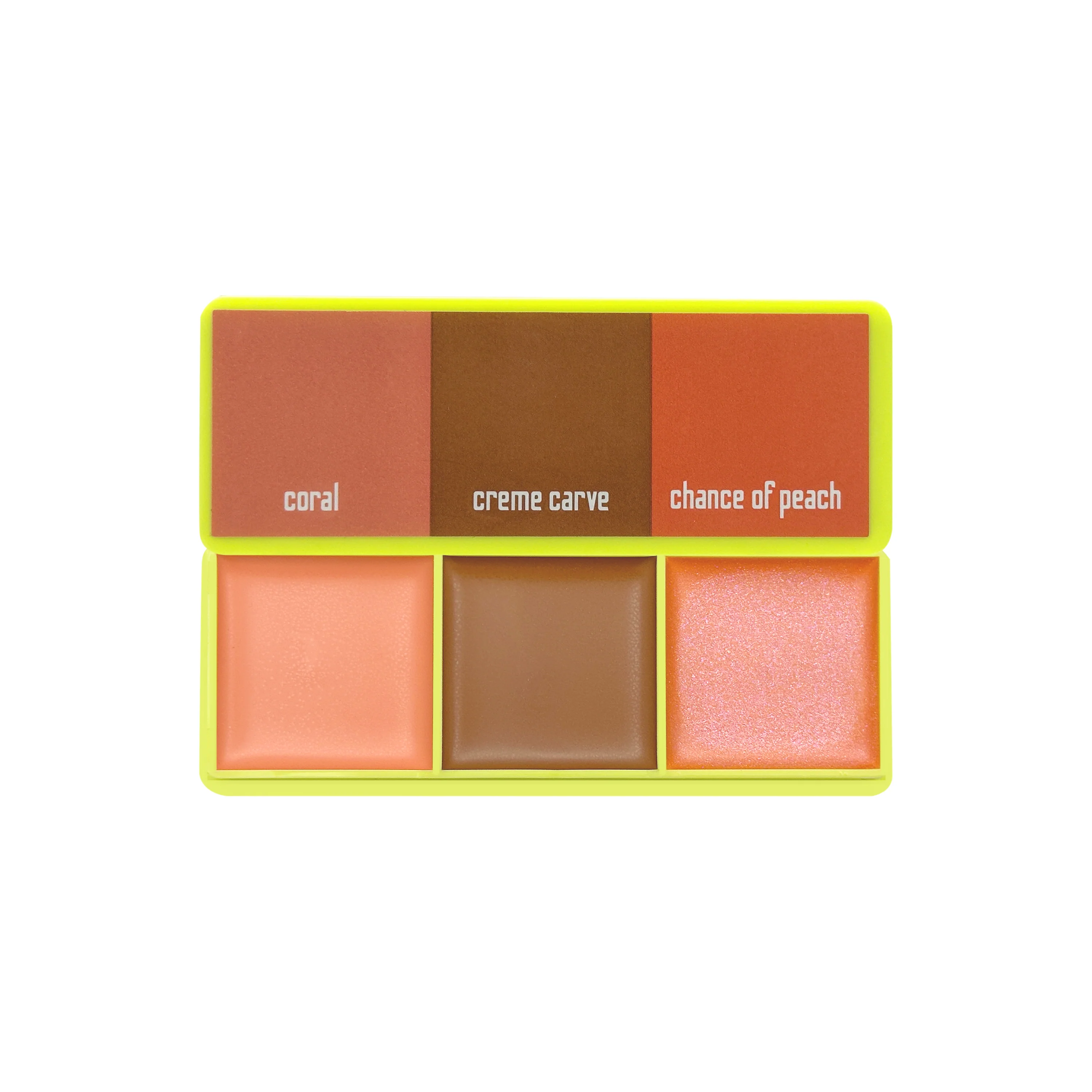 Mini Curve Case Cream Blusher, Bronzer & Highlighter Palette - Image 6