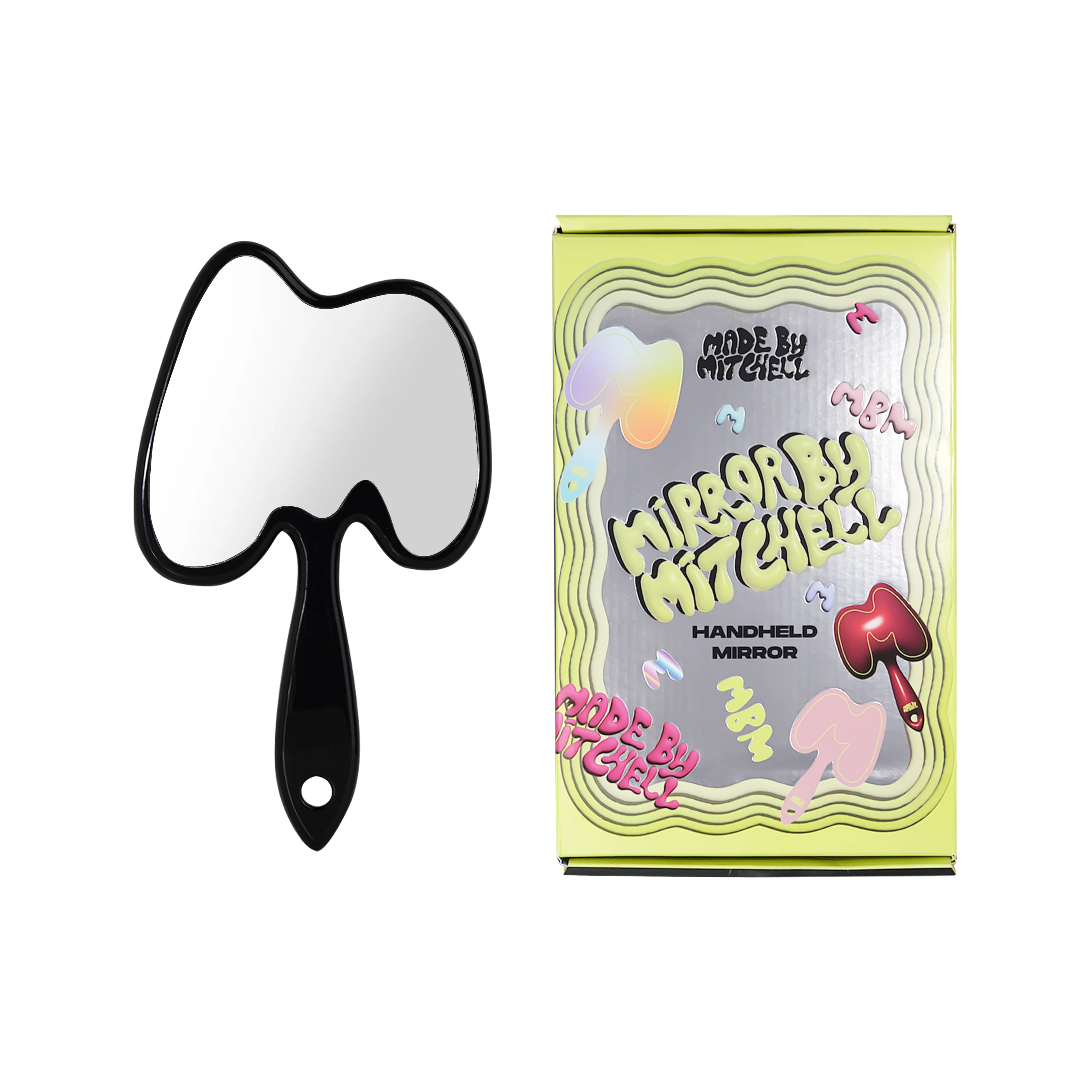 Bubble M Handheld Mirror By Mitchell - Image 5